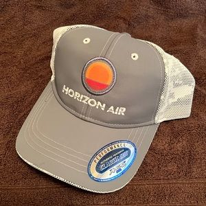 HORIZON AIR Trucker Hat Cap Velcro Alaska Airlines